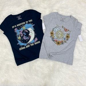 WOUND UP Bundle of TWO (2) Juniors Graphic Tees